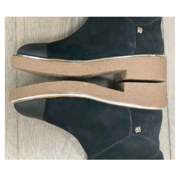 Dkny Women's Fay Suede Booties - Black NWB! - Picture 8 of 16